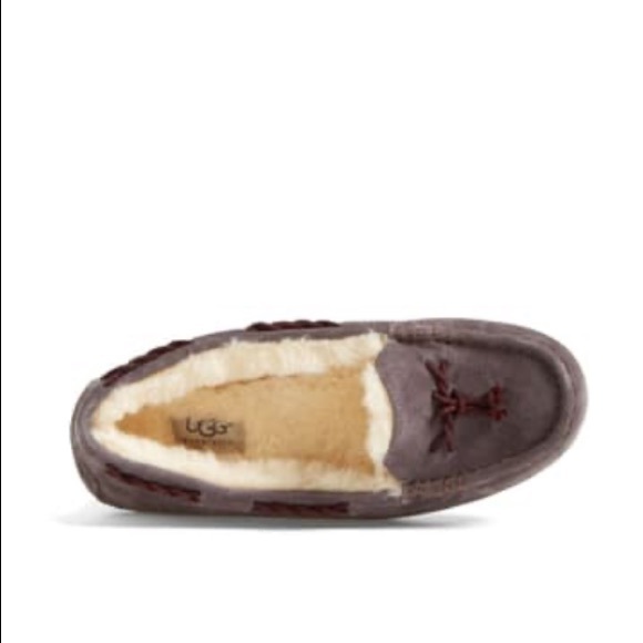 Nwot Ugg Brett Wool Lined Slipper 